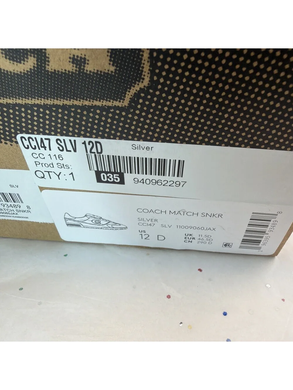 Coach match sneaker